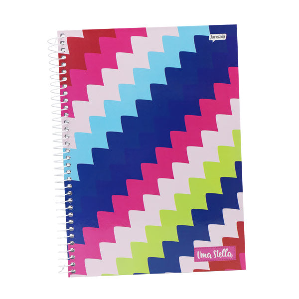 Cuaderno resortes 80 hojas Stella
