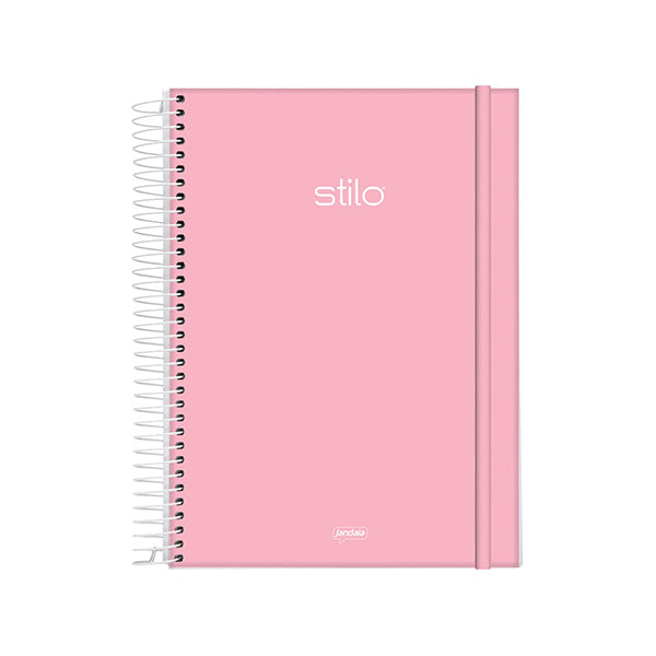 Cuaderno resortes 80 hojas Stilo
