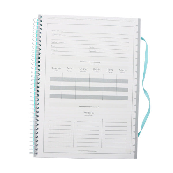 Cuaderno resortes 80 hojas Stilo