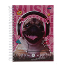 Cuaderno resortes 192 hojas Pet