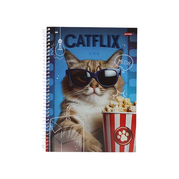 Cuaderno resortes 80 hojas Pet