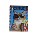 Cuaderno resortes 80 hojas Pet