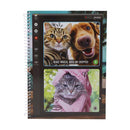 Cuaderno resortes 80 hojas Pet
