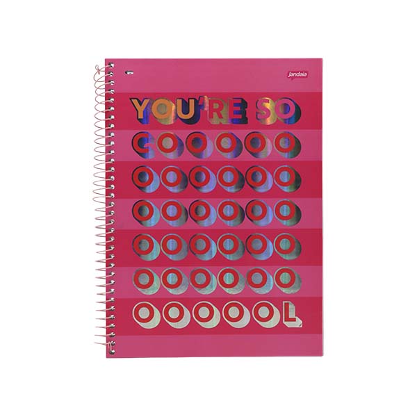 Cuaderno resortes 80 hojas Be Bold