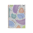 Cuaderno resortes 80 hojas La Creme