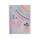 Cuaderno resortes 80 hojas La Creme