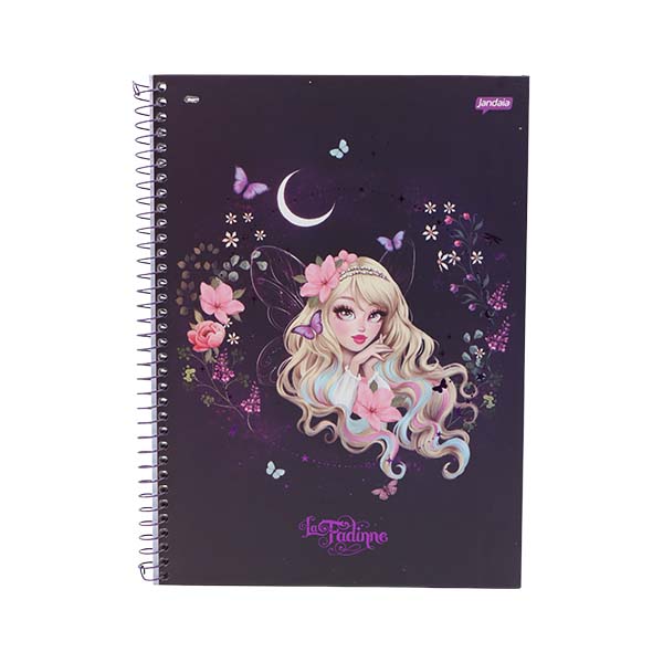 Cuaderno resortes 80 hojas La Fadinne