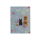 Cuaderno resortes 80 hojas Pet Holic