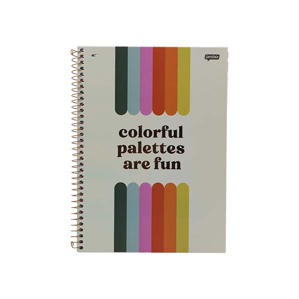 Cuaderno resortes 80 hojas Wish