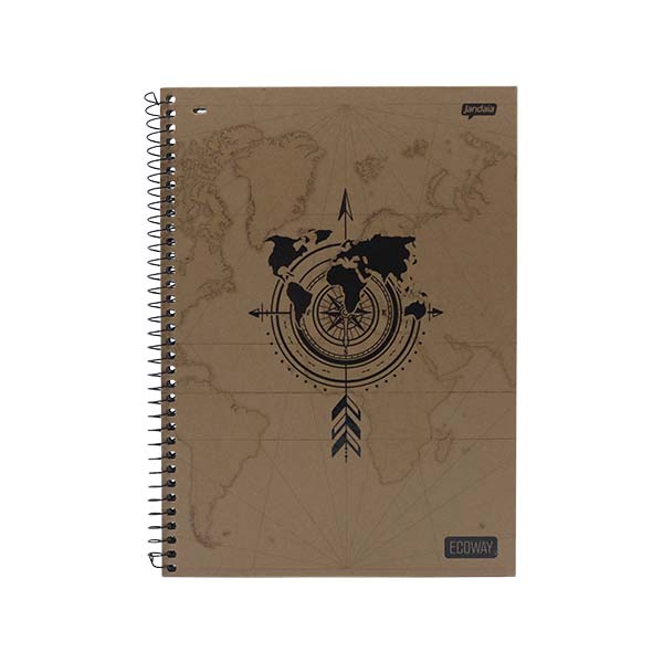 Cuaderno resortes 80 hojas Eco Way