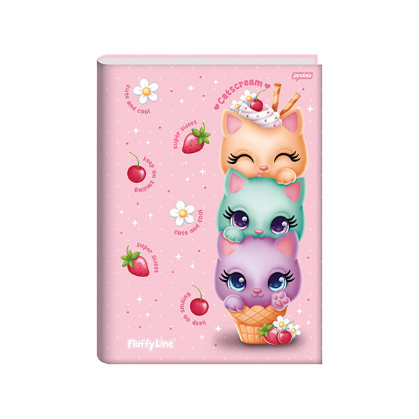 Cuaderno cosido 80 hojas Fluffy