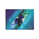 Cuaderno resortes 80 hojas Player 1