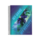 Cuaderno resortes 160 hojas Player 1