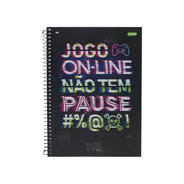 Cuaderno resortes 80 hojas Player 1
