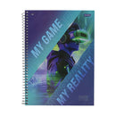 Cuaderno resortes 80 hojas Player 1