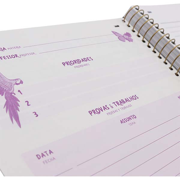 Cuaderno resortes 160 hojas Frida Kahlo