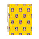 Cuaderno resortes 80 hojas Frida Kahlo