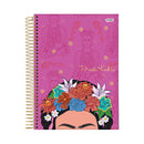 Cuaderno resortes 80 hojas Frida Kahlo