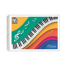 Cuaderno resortes 40 hojas Basic Art