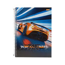 Cuaderno resortes 80 hojas Fast Racer
