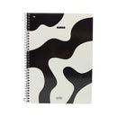 Cuaderno resortes 80 hojas Mono