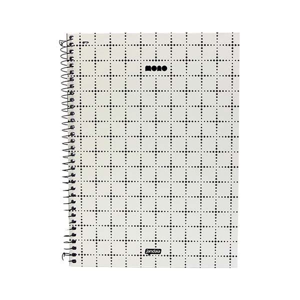 Cuaderno resortes 80 hojas Mono