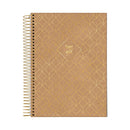 Cuaderno resortes 80 hojas Kraft Gold