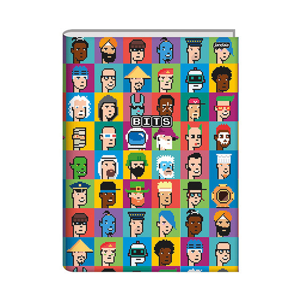 Cuaderno cosido 80 hojas Bits