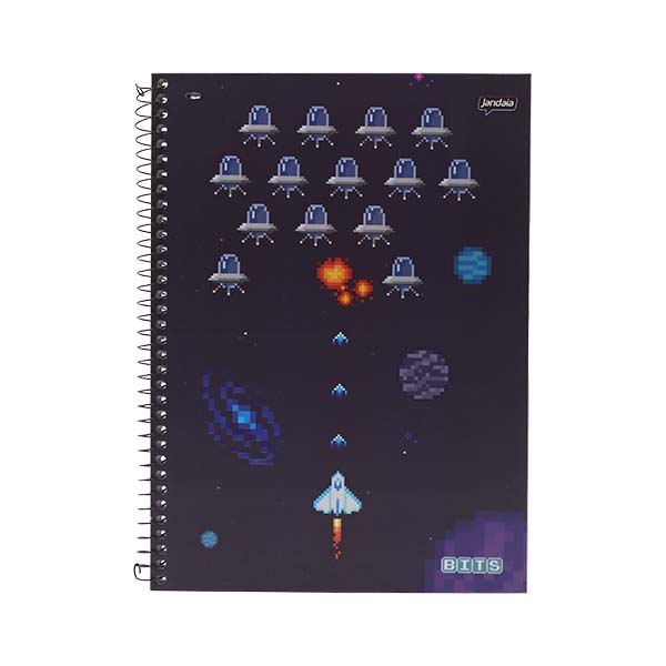 Cuaderno resortes 80 hojas Bits