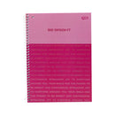 Cuaderno resortes 80 hojas Be Bright
