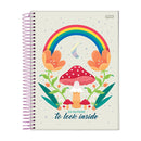 Cuaderno resortes 80 hojas Bloom