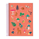 Cuaderno resortes 80 hojas Bloom