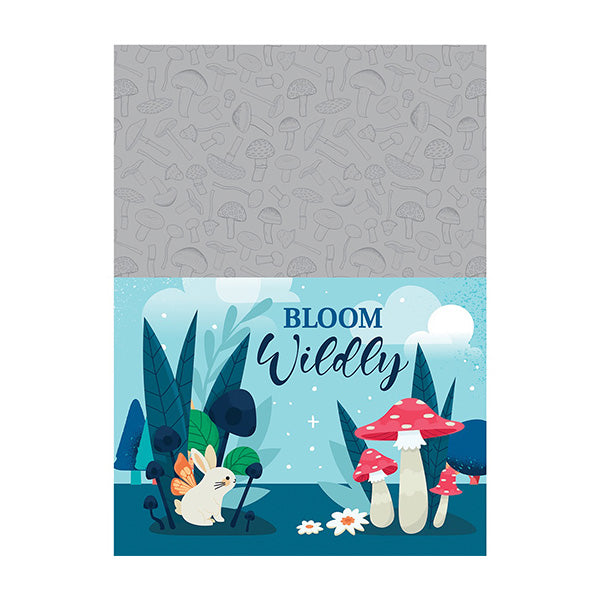 Cuaderno resortes 80 hojas Bloom
