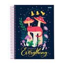 Cuaderno resortes 80 hojas Bloom