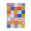 Cuaderno resortes 80 hojas Yes Baby
