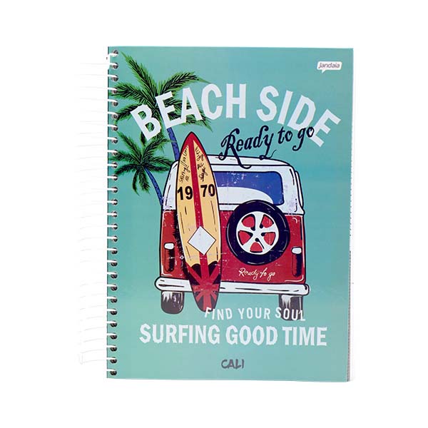 Cuaderno resortes 400 hojas Malibu