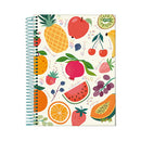 Cuaderno resortes 80 hojas Yummy