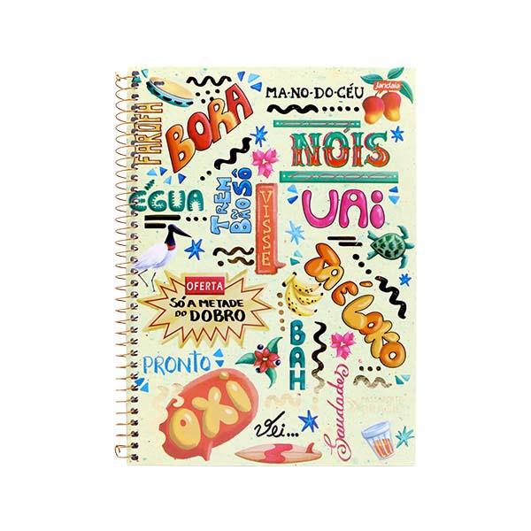 Cuaderno resortes 80 hojas Passaporte