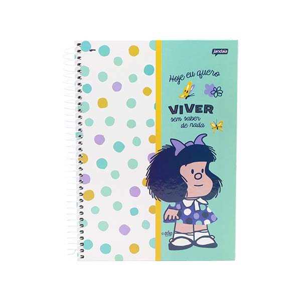 Cuaderno resortes 160 hojas Mafalda