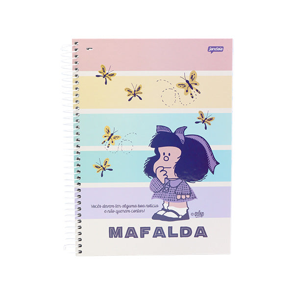 Cuaderno resortes 160 hojas Mafalda