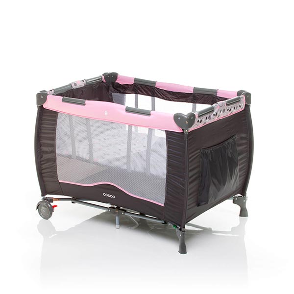 Cuna portátil rosado Cosco