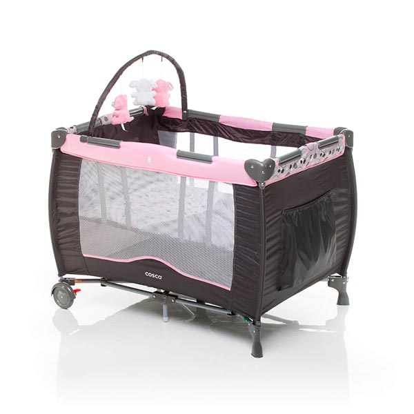 Cuna portátil rosado Cosco