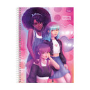 Cuaderno resorte tapa dura amigas 160 hojas Foroni