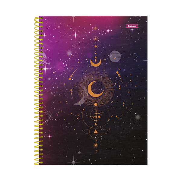 Cuaderno tapa dura cosmos 80 hojas Foroni.