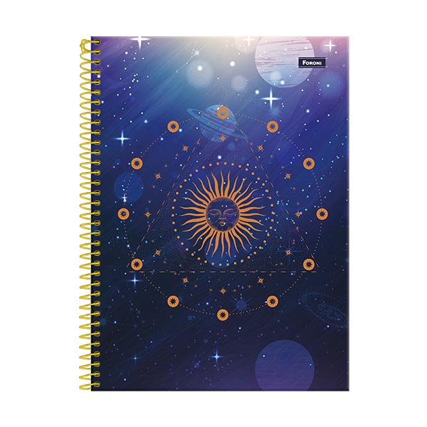 Cuaderno tapa dura cosmos 80 hojas Foroni.