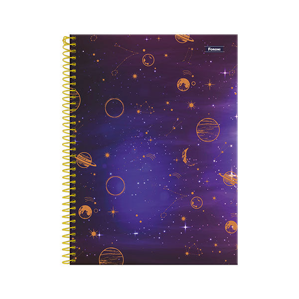 Cuaderno tapa dura cosmos 80 hojas Foroni.