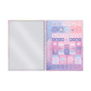 Cuaderno tapa dura cosmos 80 hojas Foroni.