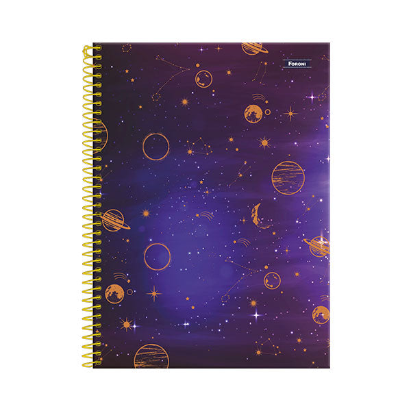 Cuaderno tapa dura cosmos 160 hojas Foroni.