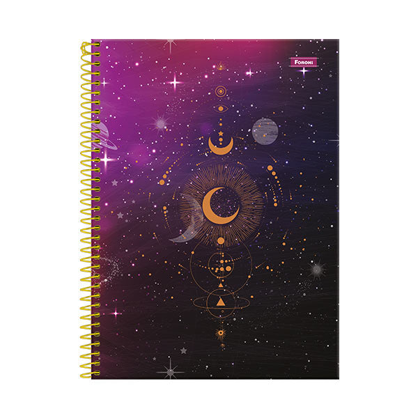 Cuaderno tapa dura cosmos 160 hojas Foroni.
