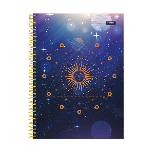 Cuaderno tapa dura cosmos 160 hojas Foroni.